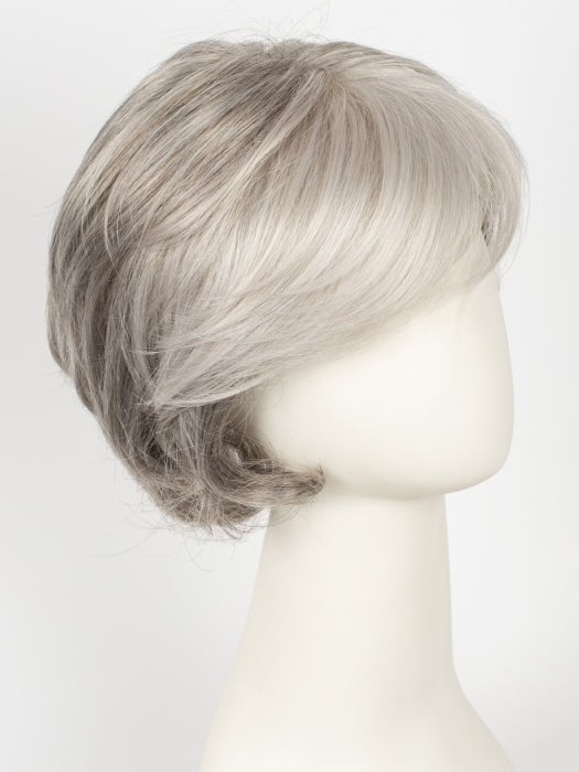 SNOW-MIX | Pure Silver White with 10% Medium Brown & Silver White with 5% Light Brown blend