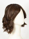 SOFT AMBER BROWN-R  | A warm rooted, amber-toned shade blending golden and red hues over a medium brown base.