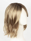 SAHARA BLONDE | Softer Dark Blonde with Light Golden Blonde, and features Chestnut Roots