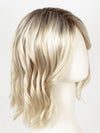 SILKY BEIGE | Light Platinum Blonde with Dark Brown Roots
