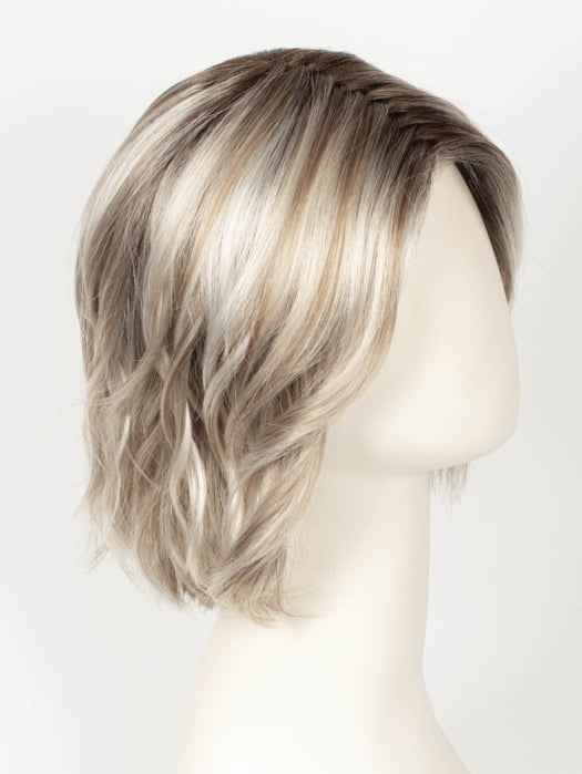PEARL BLONDE ROOTED | Pearl Platinum and Lightest Ash Blonde with Medium Ash Blonde Blend and Shaded Roots