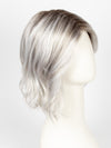 SILVER BLONDE ROOTED 60.23 | Pearl White and Lightest Pale Blonde Blend with Shaded Roots