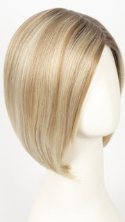 CHAMPAGNE ROOTED | Light Beige Blonde,  Medium Honey Blonde, and Platinum Blonde blend with Dark Roots