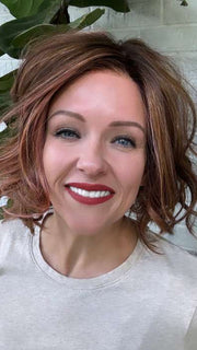 Marcie Mertz @wig.obsessed Wears STELLA by ELLEN WILLE in ROSEWOOD-BROWN-SHADED