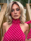 Roxie wearing MODENA by BELLETRESS in RAW SUGAR BLONDE | A Neutral Light Blonde, Honey Blonde, Pale Gold Blonde, with a base of Light Brown Lowlights featuring a Medium Root Color