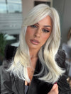 Roxie Wearing SPOTLIGHT by RAQUEL WELCH in RL16/22 ICED SWEET CREAM | Pale Blonde with Slight Platinum Highlighting