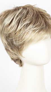 CHAMPAGNE ROOTED | Light Beige Blonde,  Medium Honey Blonde, and Platinum Blonde blend with Dark Roots