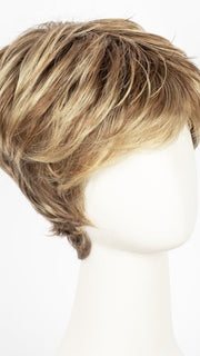 LIGHT BERNSTEIN ROOTED 12.26.27 | Light Auburn, Light Honey Blonde, and Light Reddish Brown blend and Dark Roots