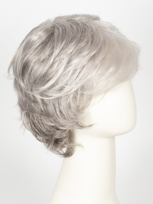 SNOW MIX 60.56.58 | Pure Silver White with 10% Medium Brown & Silver White with 5% Light Brown blend