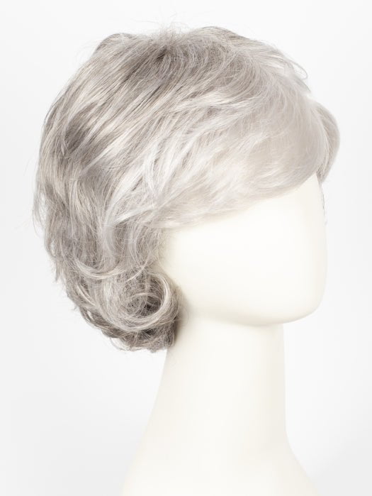 SNOW MIX 60.56.58 | Pure Silver White with 10% Medium Brown & Silver White with 5% Light Brown blend