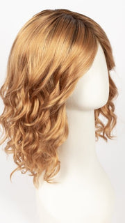 MANDARIN-ROOTED | Light Auburn and Strawberry Blonde Blend with Golden Brown Roots