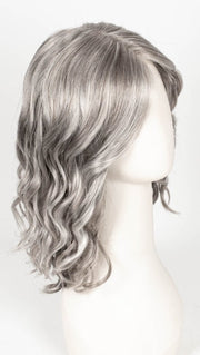 R51LF60 | Off Black with 75% Grey Lightening to Gold Blonde Mix in Front