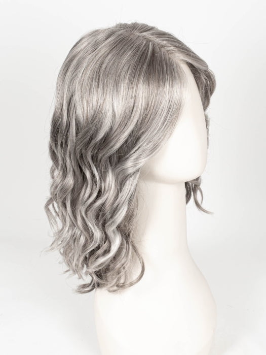 R51LF60 | Off Black with 75% Grey Lightening to Gold Blonde Mix in Front