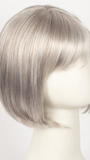 SNOW-MIX | Pure Silver White with 10% Medium Brown & Silver White with 5% Light Brown blend