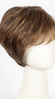 HAZELNUT MIX | Medium to Light Reddish Brown Blend with Light Auburn on top, with a Medium to Light Reddish Brown nape