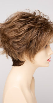 TOASTED SESAME | Medium Brown roots with overall Warm Cinnamon base and Golden Blonde highlights