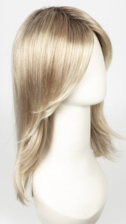 CHAMPAGNE-ROOTED 22.16.25 | Light Beige Blonde, Medium Honey Blonde, and Platinum Blonde blend with Dark Roots