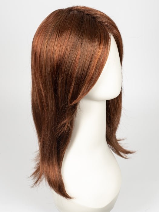 CINNAMON-ROOTED 130.29.33 | Medium Brown, Bright Copper Red, and Auburn blend with Dark Roots