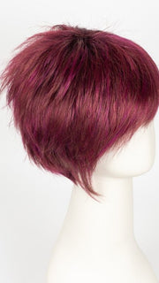 Plumberry Jam-R | Medium Plum Ombre rooted with 50/50 blend of Red/Fuschia