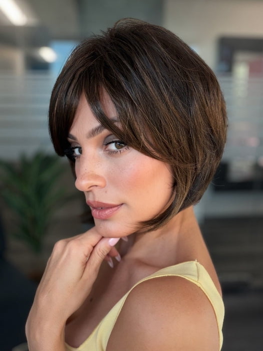 Roxie is wearing JOVIALITY by GABOR in GL4-8 DARK CHOCOLATE | Rich Dark Brown