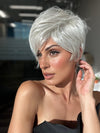 ROXIE wearing DREAM DEBUT by GABOR in LIGHT GREY | Silver to light gray