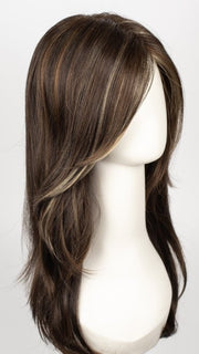 CHOCOLATE SWIRL | Dark Brown Base with Light Auburn and Honey Blonde evenly highlighted