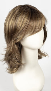 BERNSTEIN-ROOTED 12.26.19 | Light Brown base with subtle Light Honey Blonde and Light Butterscotch Blonde highlights and Dark Roots  Edit alt text