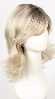 CHAMPAGNE-ROOTED 25.22.26 | Light Beige Blonde, Medium Honey Blonde, and Platinum Blonde blend with Dark Roots