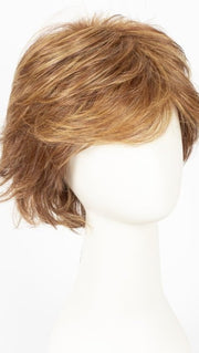 R3025S+ GLAZED CINNAMON | Medium Reddish Brown with Ginger Blonde highlights