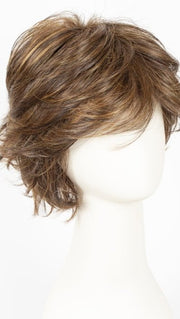 R829S+ GLAZED HAZELNUT | Medium Brown with Ginger highlights on top