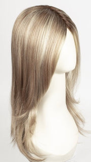 ARABIAN SAND | Neutral Chocolate Brown Roots fade into a Neutral Blonde Base, blended with Sandy, Chestnut, Golden, and Honey Blondes, with Soft Creamy Blonde Highlights and Face-Framing Lowlights