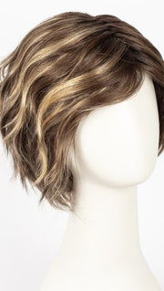 CKISSRT4 | Golden Brown with Copper Blonde Highlights and Dark Brown Roots