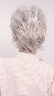 Roxie wearing VOLTAGE LARGE by RAQUEL WELCH in R56/60 SILVER MIST | Lightest Grey Evenly Blended with Pure White