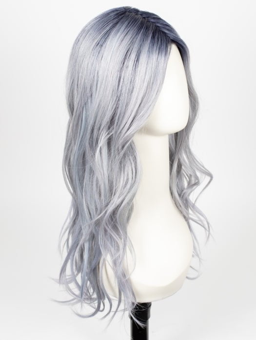 FROZEN-SAPPHIRE | Dark brown base with gray and blue mix