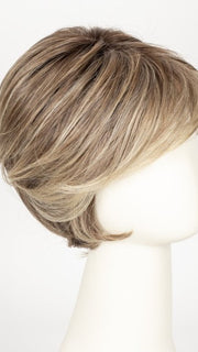 RL12/22SS SHADED CAPPUCCINO | Light Golden Brown Evenly Blended with Cool Platinum Blonde Highlights with Dark Roots