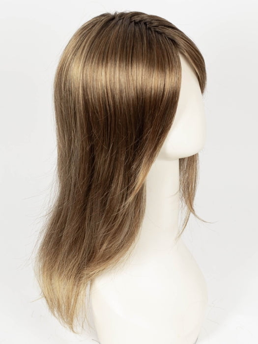 LIGHT BERNSTEIN ROOTED 12.26.27 | Lightest Brown, Light Golden Blonde, and Dark Strawberry Blonde Blend with Shaded Roots