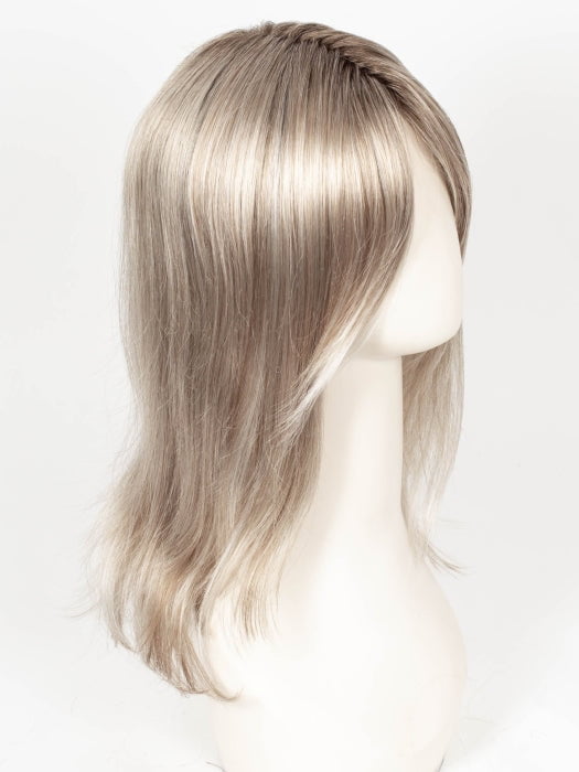 PEARL BLONDE ROOTED | Pearl Platinum, Medium Ash Blonde and Medium Blonde Blend with Shaded Roots