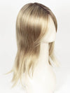 SANDY BLONDE ROOTED | Medium Blonde and Light Neutral Blonde with Medium Ash Blonde Blend and Shaded Roots