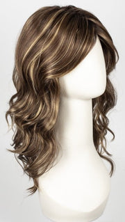 CKISSRT4 | Golden Brown with Copper Blonde Highlights and Dark Brown Roots