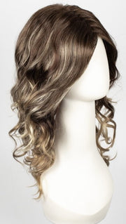 ICED-MOCHA | Light Chestnut Brown Base with Light Brown, Ash Blonde, and Golden Blonde Highlights