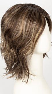 CKISSRT4 | Golden Brown with Copper Blonde Highlights and Dark Brown Roots