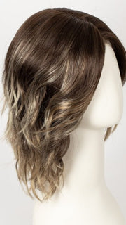 ICED-MOCHA | Light Chestnut Brown Base with Light Brown, Ash Blonde, and Golden Blonde Highlights