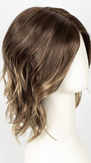TOFFEE-LATTE | Light Chestnut Brown Base with Caramel Blonde Highlights