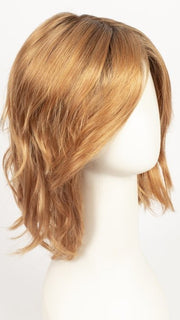 MANDARIN-ROOTED | Light Auburn and Strawberry Blonde Blend with Golden Brown Roots