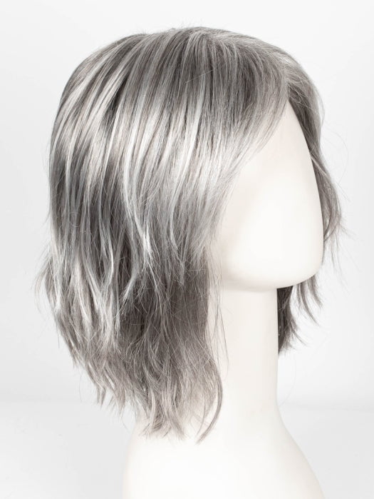 R51LF60 | Off Black with 75% Grey Lightening to Gold Blonde Mix in Front