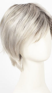 23-60-R8 | Rooted Chestnut Brown with Platinum White base with Champagne Blonde highlights