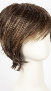 ROCKY-ROAD | Medium Chestnut Brown Highlighted with Strawberry Blonde and Ash Blonde