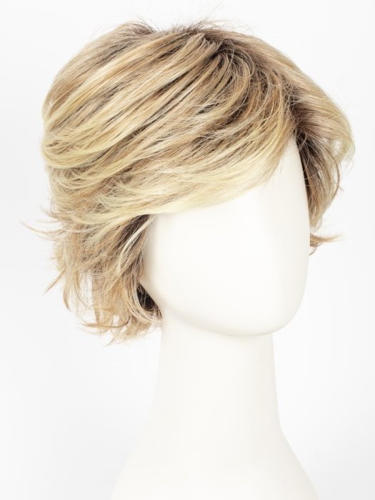 SS14/88 ROOTED GOLDEN WHEAT | Medium Blonde streaked with pale Gold highlights and dark roots