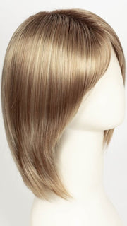 SUGAR CANE R | Rooted Platinum Blonde and Strawberry Blonde evenly blended base with Light Auburn highlight