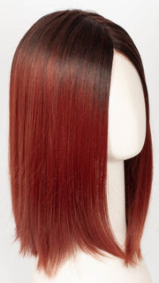 FIRESTORM ROOTED 132.4 | Granat Red and Darkest Brown Blend with Shaded Roots